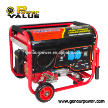 2015 new products gasoline engine portable generator 2500 with 5kw 5kva